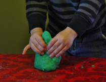 Christmas playdough