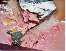 Hilary's Home Daycare & Preschool - Fun with Cornstarch & water