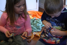 Egg carton Christmas bells