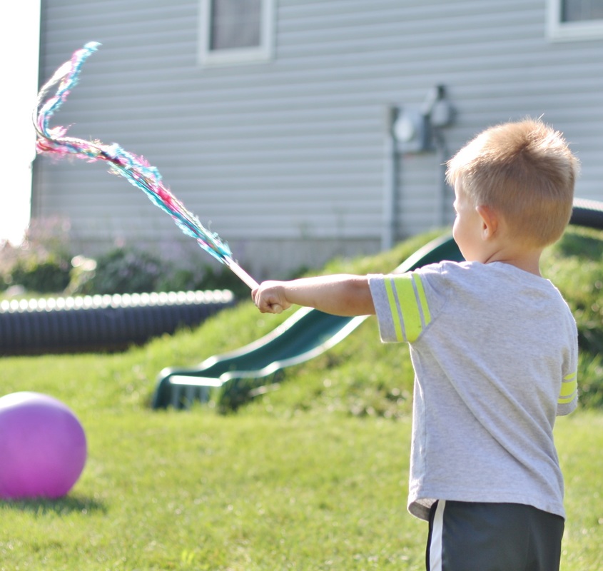 DIY Dancing Wands - Hilary's Home Daycare & Preschool