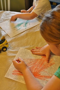 Prescool coloring patterns