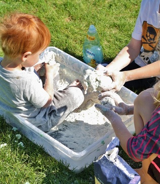 Flour & Dishsoap Dough - Hilary's Home Daycare